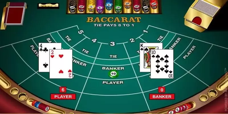 Baccarat là tựa game đình đám nhất tại QQ88 mà bạn nên thử